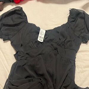 NWT black love tree SIZE S dress